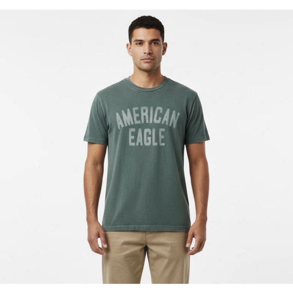 American Eagle Super Soft‎ Standard Fit Logo Short Sleeve T-shirt Men's Medium